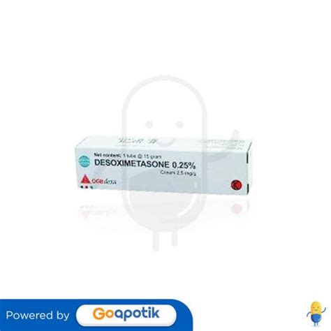 Harga Salep Desoximetasone Ogb Dexa 15 Gr