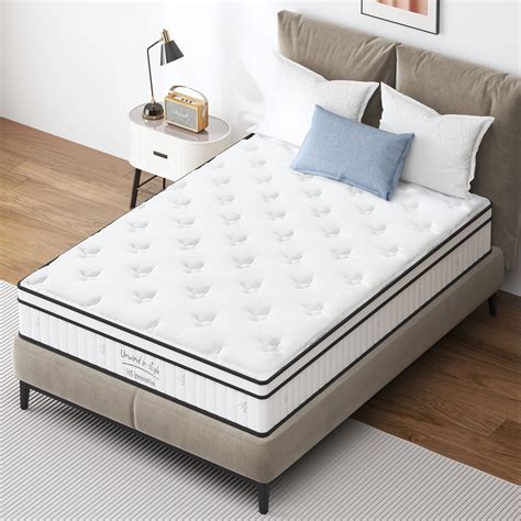 Dlandhome Inch Mattress Certipur Us Certified Hybrid High Density