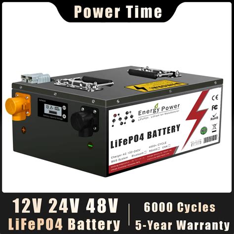 12v 24v 48v 100ah 200ah 300ah Lifepo4 Batterie Pack Eingebaute Bms