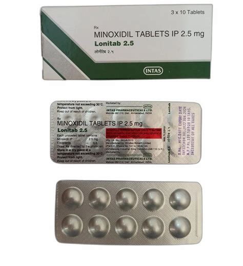 Minoxidil Mg Tablet Lonitab At Rs Stripe Hair Loss