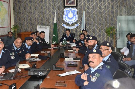 CPO DIG Operations Syed Shahzad Nadeem Bukhari In An Important Meeting