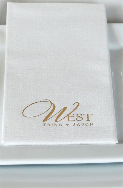 Buy Personalized 1 8 Fold Luxury Linen Like Dinner Napkins Wedding