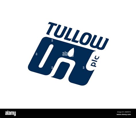 Tullow Oil Rotated Logo White Background B Stock Photo Alamy