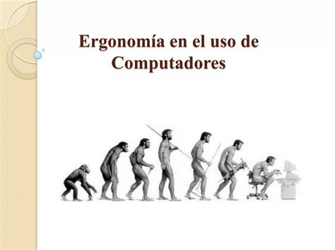 Ergonomía en el uso de computadores PPT Descarga Gratuita