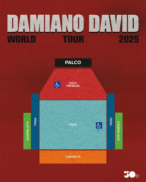 Ingressos para DAMIANO DAVID em SÃO PAULO EVENTIM