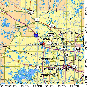 Maple Grove, Minnesota (MN) ~ population data, races, housing & economy