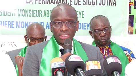 Abdoulaye Diéye Se Renforce Avec Le Mouvement Des Enseignants De Siggi