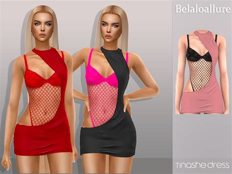 Belal S Belaloallure Tinashe Dress Sims Clothing Sims Mods