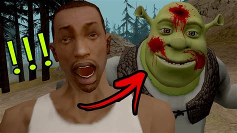 Nunca SIGAS Al SHREK MALDITO Del GTA San Andreas YouTube