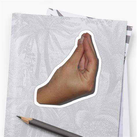 "Italian Meme Hand" Sticker by CalumReid | Redbubble