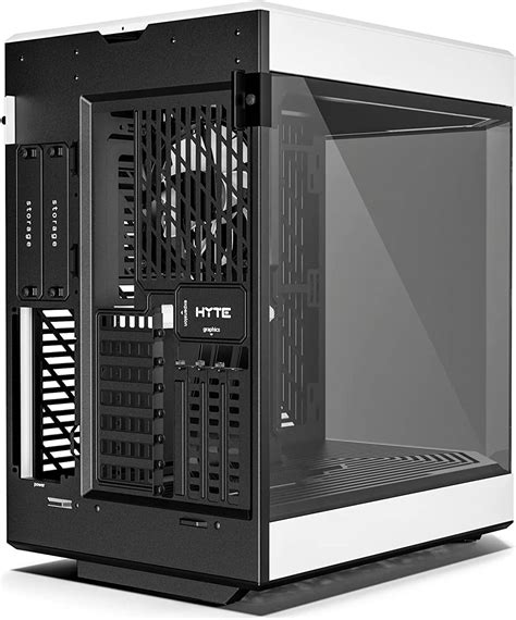 Hyte Y60 Modern Aesthetic Mid Tower Atx Gaming Pc Case Panoramic Tempered Glass Design Dual