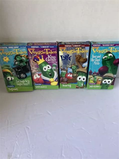 Veggietales Vhs Lot Tapes Veggietales Original Picclick Uk