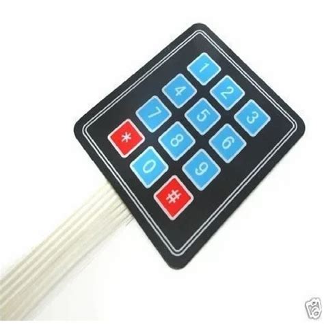 Plastic X Matrix Array Key Membrane Switch Keypad At Rs Piece