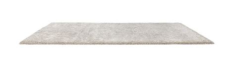 Stylish Soft Beige Carpet Isolated On White Stock Photo Image Of