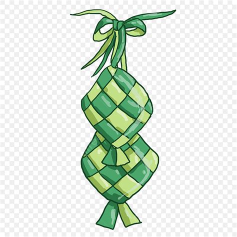 รูปองค์ประกอบ Ketupat อาหารแบบดั้งเดิมของ Aidil Fitri Png เกอตูปัต อาหาร Ramadhanภาพ Png และ