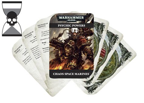 Warhammer Psychic Cards Chaos Space Marines Miniset Net