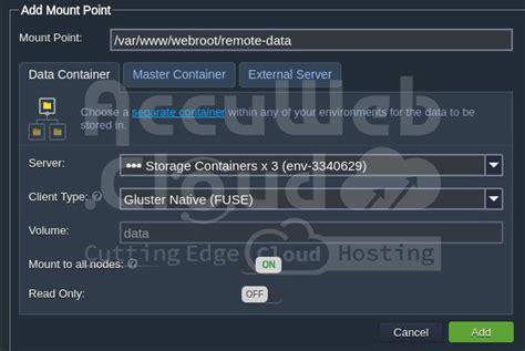 share data  instances  mount points