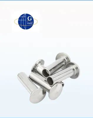 Stainless Steel Flat Head Tubular Rivet Hollow Rivet Aluminum Rivet