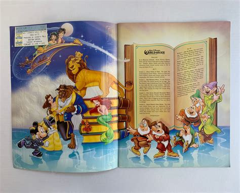 Disney On Ice Snow White Vintage Program Book Etsy