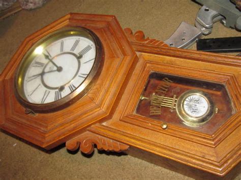 Old Antique Wood Danda Regulator Wall Clock Wind Up Pendulum Type Nice Antique Price Guide