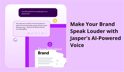 Jasper S Brand Voice Tool Generate Content That Resonates