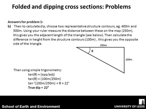 Cross Sections Of Folded And Dipping Beds Ppt Download