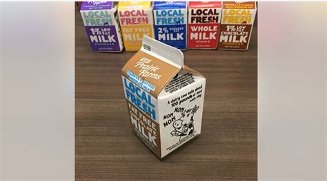 School Chocolate Milk Carton