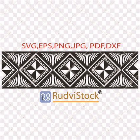 Polynesian Svg Tongan Svg Designs Seamless Border Stencil Inspire