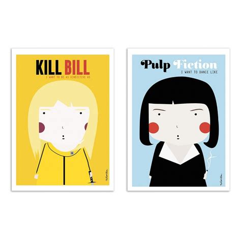 Art Posters X Cm Duo Tarantino Ninasilla X Cm