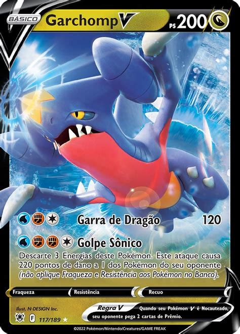 Garchomp V Pok Mon Myp Cards