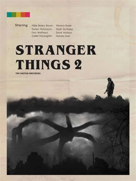 โปสเตอร์หนัง Stranger Things สเตรนเจอร์ ธิงส์ Poster โปสเตอร์วินเทจ แต่งห้อง แต่งร้าน ภาพติดผนัง