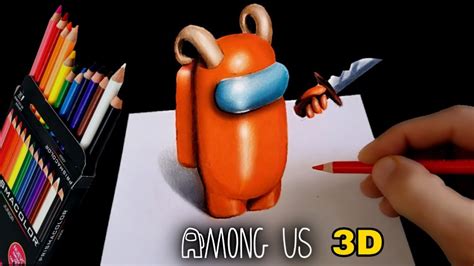 Como Dibujar Among Us 3d Scanner How To Draw Among Us 3d Paso A