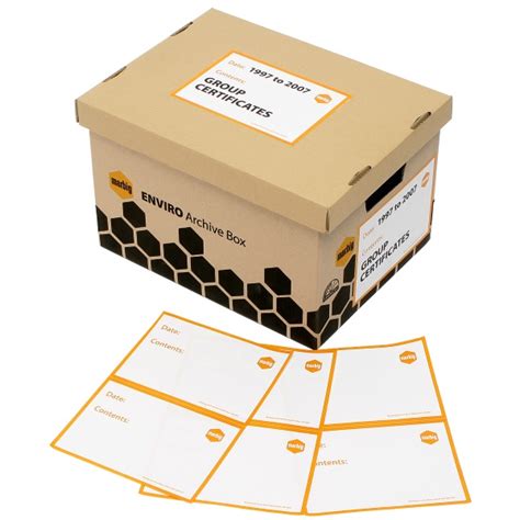 Marbig Archive Box Labels – Ausrecord