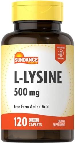 Now Supplements L Lysine L Lysine Monohydrochloride 500 Mg Amino Acid 100 Veg