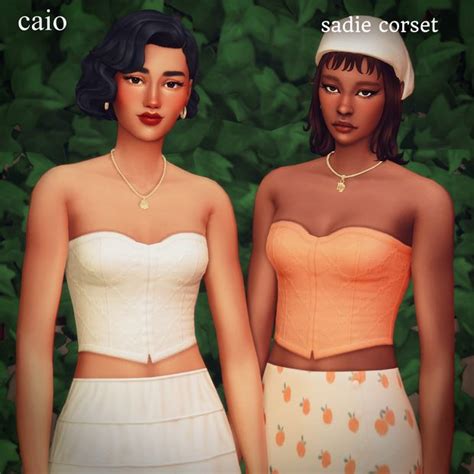 Pomodoro A 7 Items Set Caio Sims 4 Dresses Sims 4 Clothing The