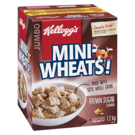 Kelloggs Mini Wheats Cereal Brown Sugar