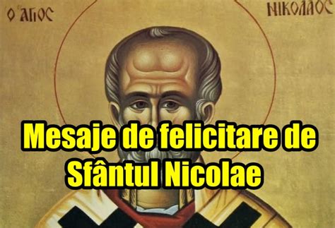 Mesaje De Felicitare De Sf Ntul Nicolae