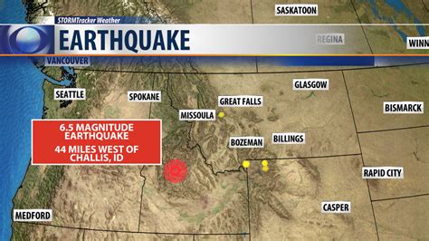 6 5 Magnitude Earthquake In Idaho Shakes Western Montana