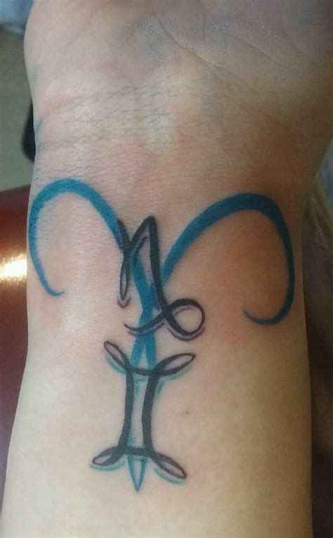 Capricorn, Gemini & Aries Mother's Tattoo | Capricorn tattoo, Aries ...