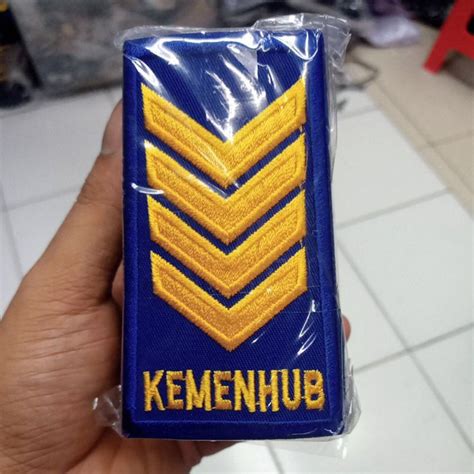 Jual Pangkat Bordir Kemenhub C Kementerian Perhubungan Shopee