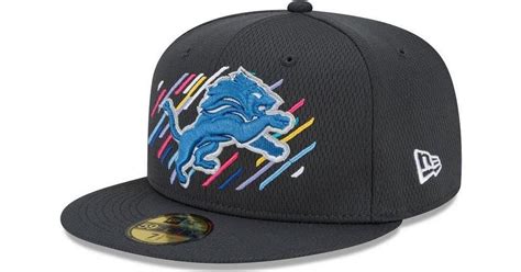 New Era Detroit Lions 2021 NFL Crucial Catch 59Fifty Fitted Hat