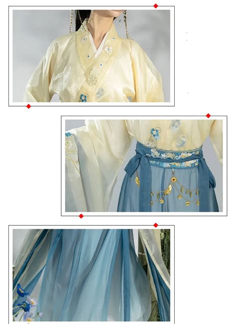 Chinese Traditional Han Clothing Embroidery Hanfu Set - Fashion Hanfu