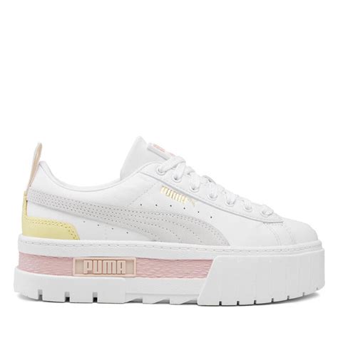 Sneakers Puma Mayze Lth Wn S Puma White Lotus Eschuhe De