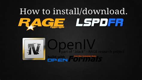 How To Install Download Lspdfr Rage Plugin Hook And Openiv Youtube