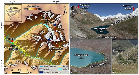 Modeling Potential Glacial Lake Outburst Flood Process Chains And