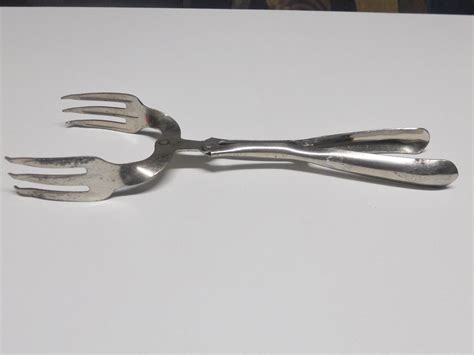 Vintage Fork Tongs Salad Tongs Meat Server Handy By Luluandgandore