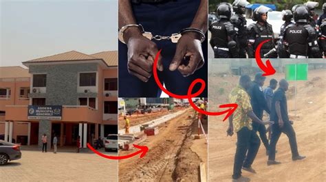 Aaaah😲 Police ãrrêst Popular Chief In Kumasi For Fixing His Town Road