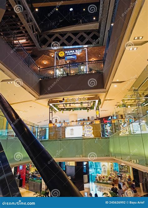 Inside a Large Shopping Mall in Jakarta Stock Photo - Image of