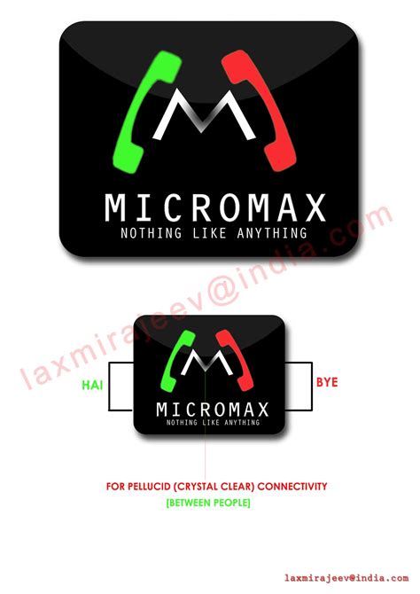 Graphic Designs by Laxmi Rajeev: Participated in Micromax logo design ...