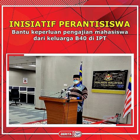 Berita RTM On Twitter 17 Mac Inisiatif PerantiSiswa Bantu Keperluan